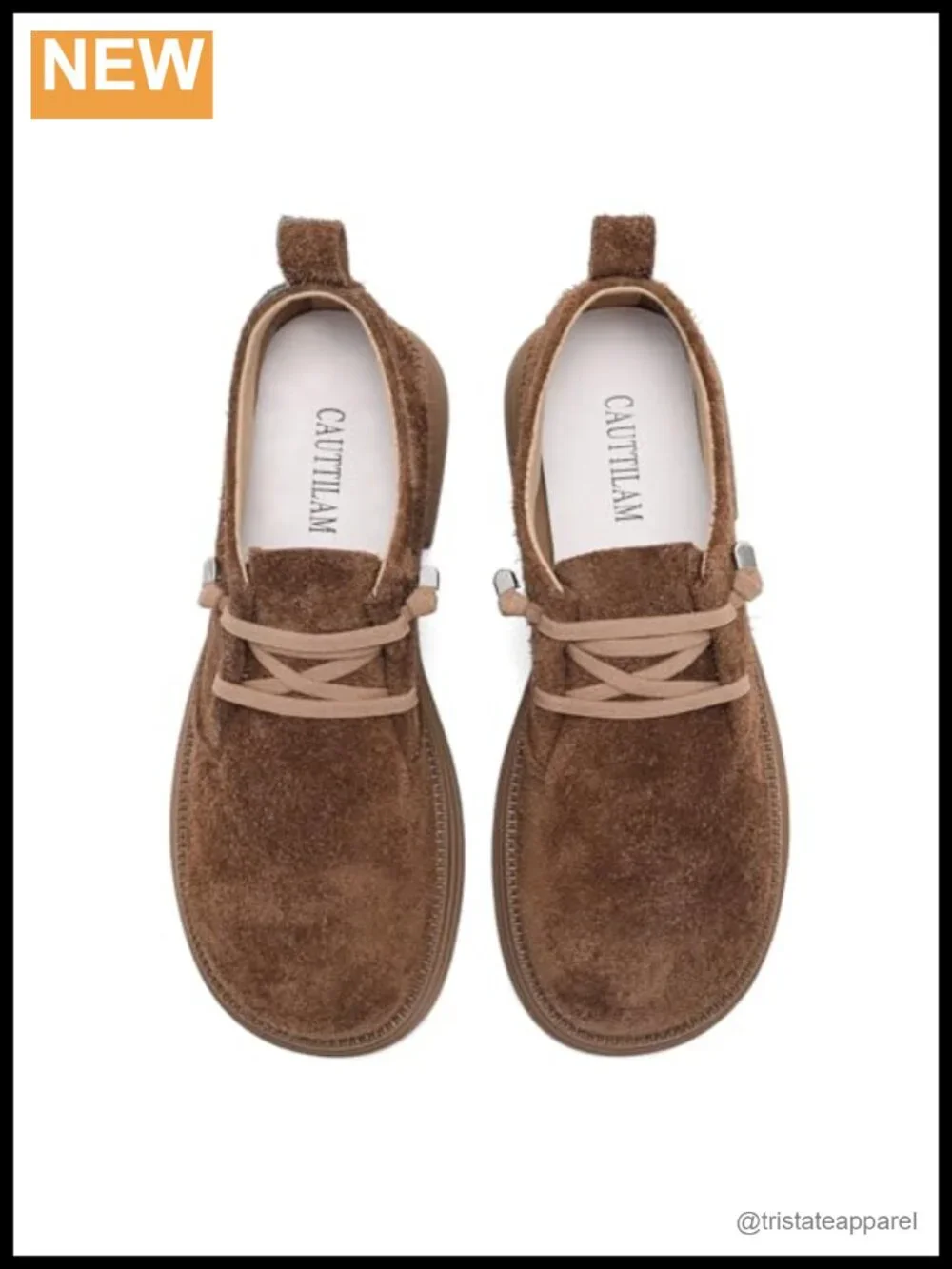 Suede Platform Oxford Foldable Lace Up Round Toe Travel Walking Shoes